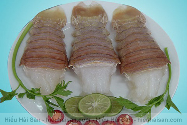 tôm mũ ni sashimi ăn sống