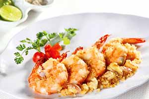 tôm càng rang tóp mỡ