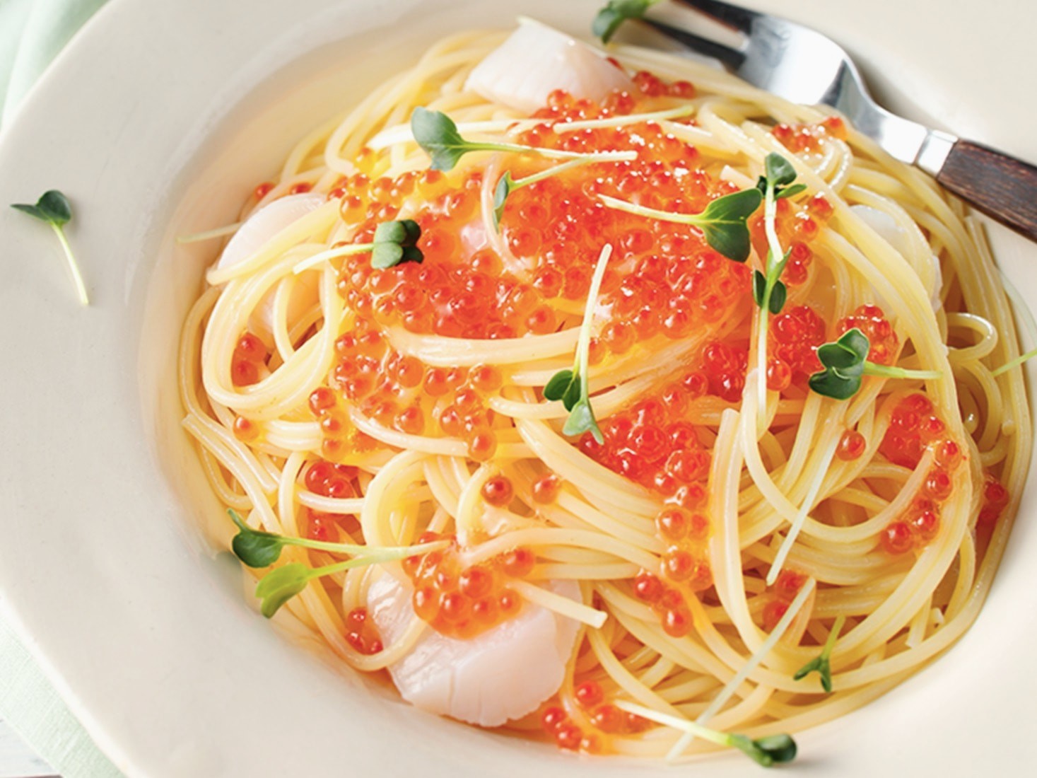 Mì Ý Spaghetti Trứng Cá Hồi
