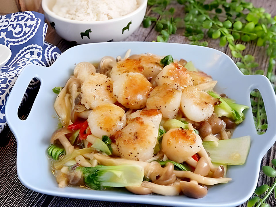 Cồi Sò Điệp Xào Nấm - Hương Vị Hải Sản Đậm Đà, Dễ Làm Tại Nhà
