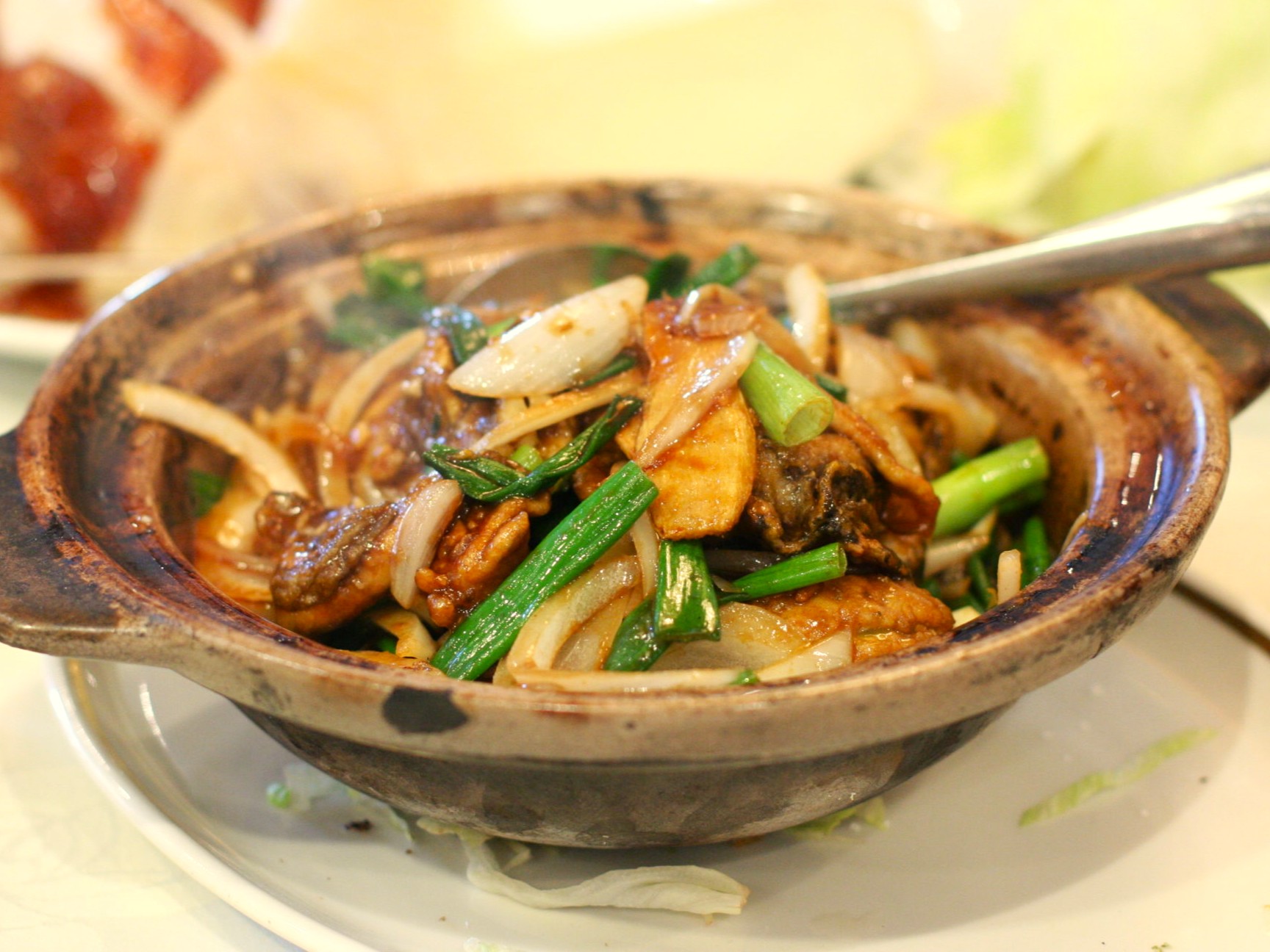 Hàu sữa Nhật xào hẹ