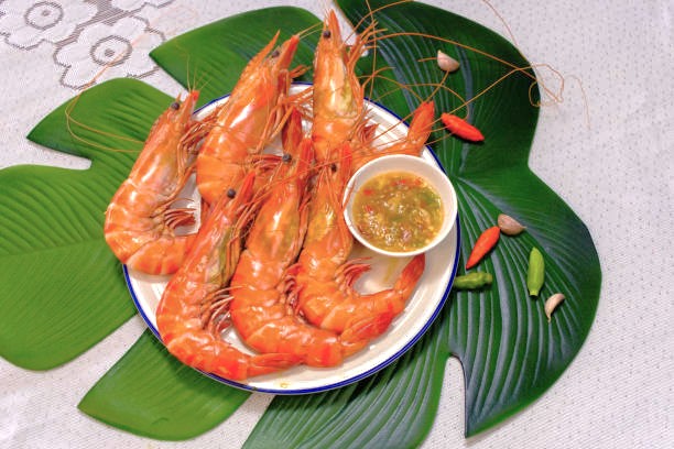 Tôm Hấp Nước Dừa