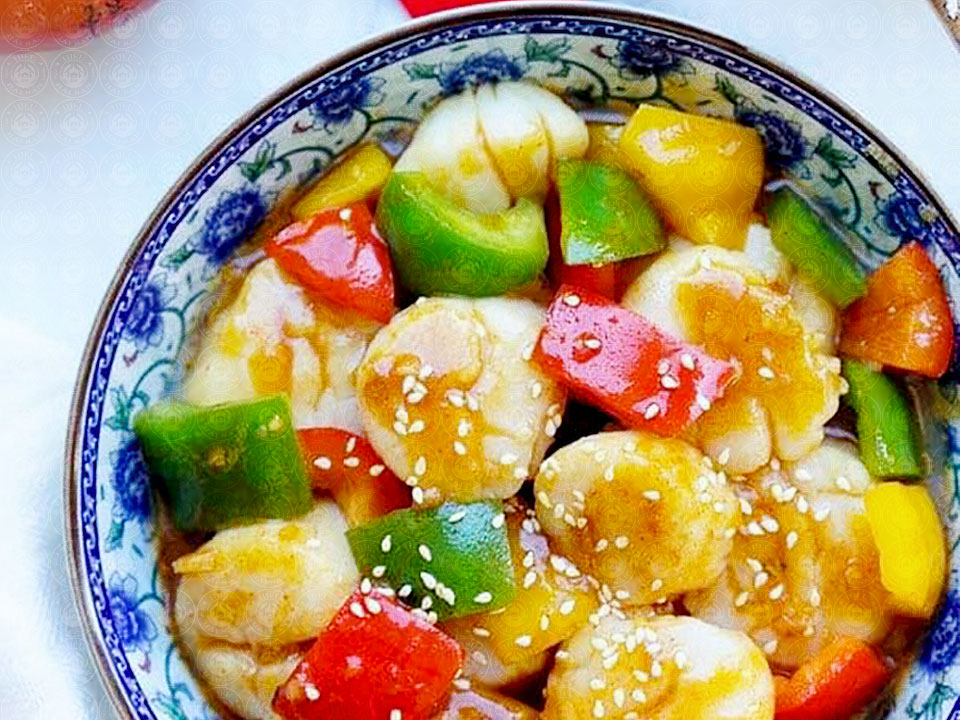 Cồi Sò Điệp Xào Rau Củ