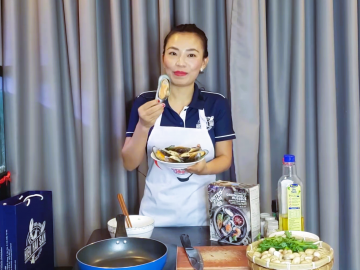 cháo vẹm xanh nấm